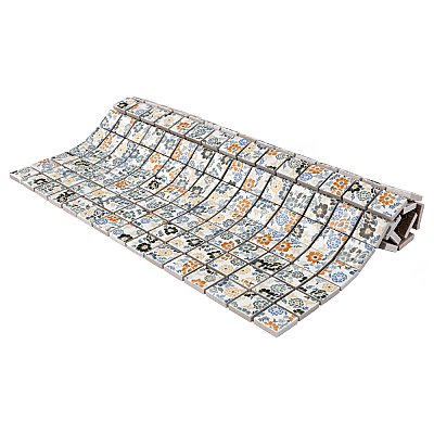Spring Flower 12" x 12" Porcelain Mosaic Floor & Wall Tile - 10 Tiles Per Case - 10.2 Sq. Ft.