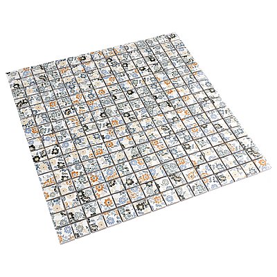 Spring Flower 12" x 12" Porcelain Mosaic Floor & Wall Tile - 10 Tiles Per Case - 10.2 Sq. Ft.
