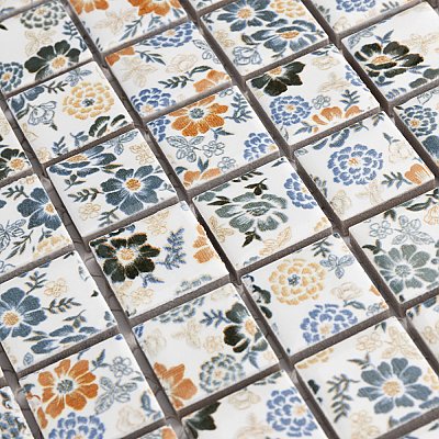 Tom Spring Tile Historic Houseparts, Inc. > Spring Tile Collection > Spring Flower 12 ...