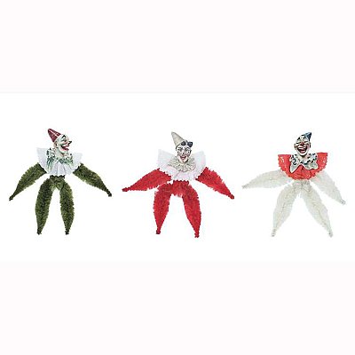 Chenille Clown Ornament