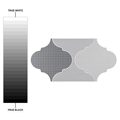 Arpeggio Rondo Provenzal Grey 6-1/4" x 12-3/4" Porcelain Floor & Wall Tile - Sold Per Case of 20 - 8.8 Sq. Ft.