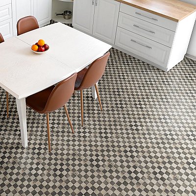 D'Anticatto Decor Quadrati 8-3/4" x 8-3/4" Porc Floor & Wall Tile - 20 Tiles Per Case - 11.0 Sq. Ft.