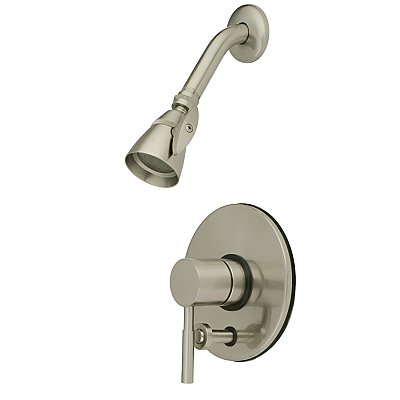 Kingston Brass KB86980DLSO Concord Shower Faucet with Diverter - Brushed Nickel