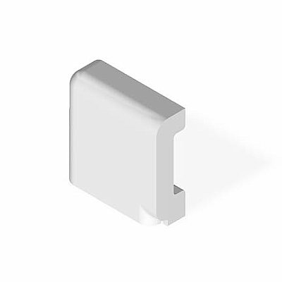 Box Cap Outside Frame Corner Ceramic Tile - 2" x 2" - Many finishes available