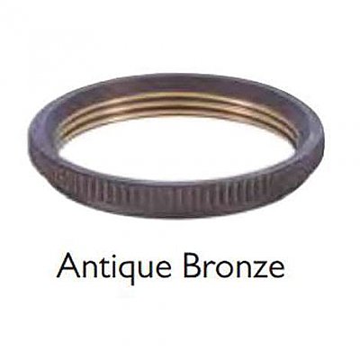 Brass UNO Ring for Turned Brass Premium Lamp Socket-Antique Bronze