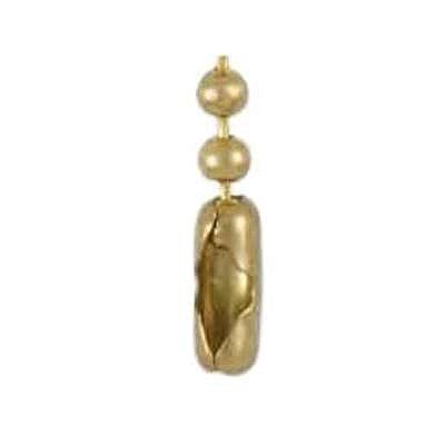 Brass Chain Connector for #6 Beaded Chain-Brass