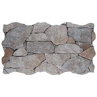 Andorra Gris 10-3/8" x 18-3/4" Ceramic Wall Tile - 8 Tiles Per Case - 10.88 Sq. Ft.