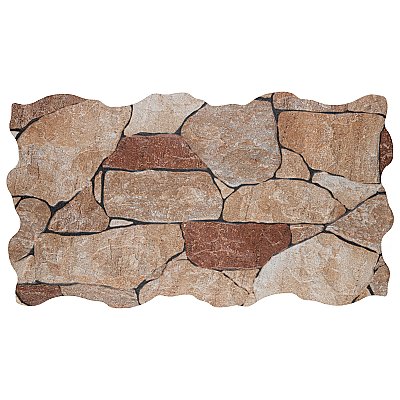 Andorra Ocre 10-3/8" x 18-3/4" Ceramic Wall Tile - 8 Tiles Per Case - 10.88 Sq. Ft.