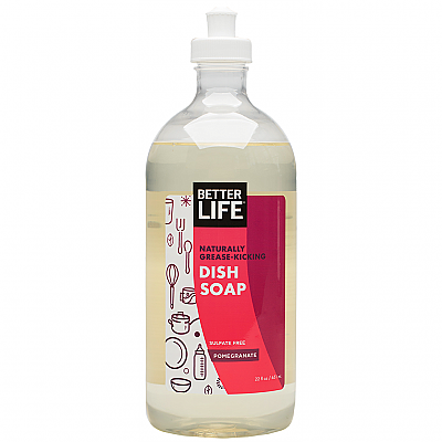 Better Life - Naturally Grease-Kicking Dish Soap - Pomegranate 22 oz.