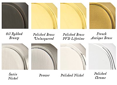 Solid Brass Double Hook - Multiple Finishes Available