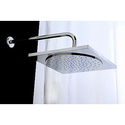 Kingston Brass KX8221 Claremont 12" Square Shower Head - Polished Chrome