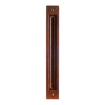 Solid Bronze Pocket Door Flush Pull 12"