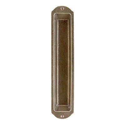 Solid Bronze Pocket Door Flush Pull 12-1/4"
