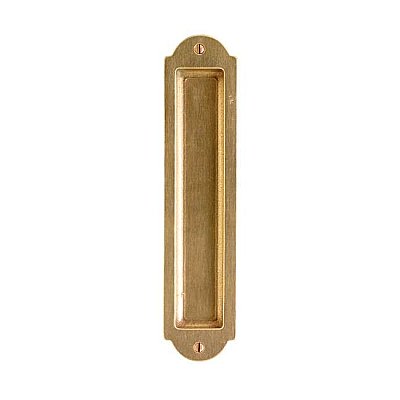 Solid Bronze Pocket Door Flush Pull 9"