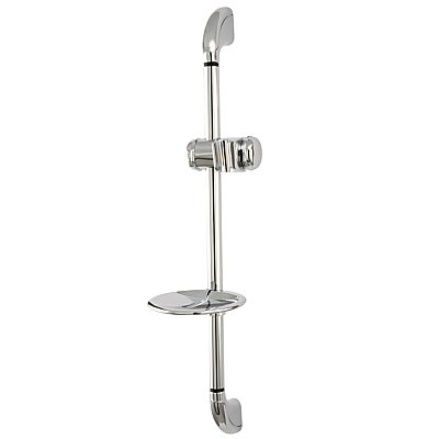 Kingston Brass KSX2521SG Shower Slide Bar with Soap Dish, Polished Chrome