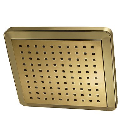 Kingston Brass K250A7 Shower Scape 9-5/8" Square Rainfall Shower Head - Brushed Brass