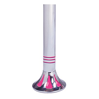 Fifties Series Retro "H" Series Chrome Fountain Style Table Base with Teardrops & Pin Stripes - Multiple Color Choices