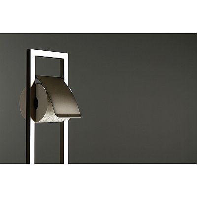 Kingston Brass SCC8348 Pedestal Toilet Paper Holder with Toilet Brush Holder - Brushed Nickel