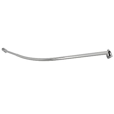 Kingston Brass CC6721 Edenscape 60"-72" Stainless Steel Adjustable Single Curved Shower Curtain Rod - Polished Chrome