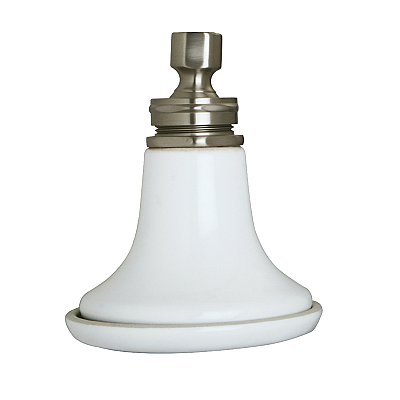 Kingston Brass P50SN Victorian Ceramic Shower Head - Brushed Nickel
