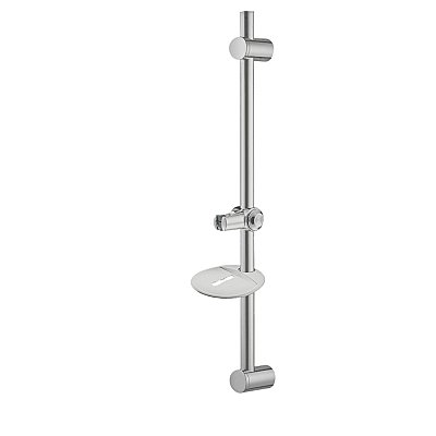 Kingston Brass KX2528SG Vilbosch 24" Slide Bar with Soap Dish and Hand Shower Holder, Brushed Nickel
