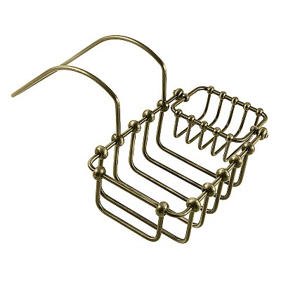 Kingston Brass CC2173 7" Swivel Soap and Sponge Holder, Antique Brass