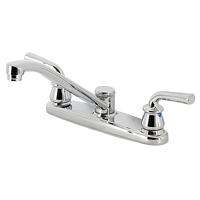 Kingston Brass KB271RXL Restoration 8-Inch Centerset Kitchen Faucet, Polished Chrome