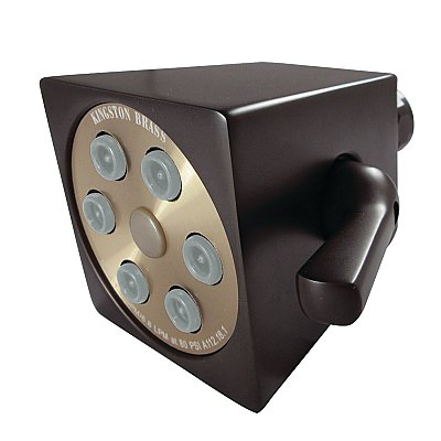 Kingston Brass K230A5 Monarch 2.8" Brass Square Shower Head - Oil Rubbed Bronze