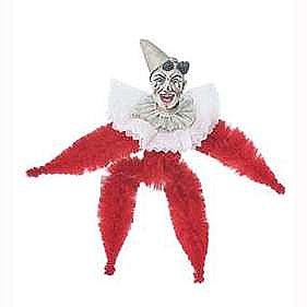 Chenille Clown Ornament