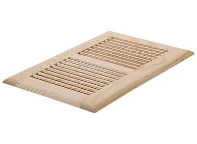 White Oak Wood Surface Supply Grille - 6" x 12"