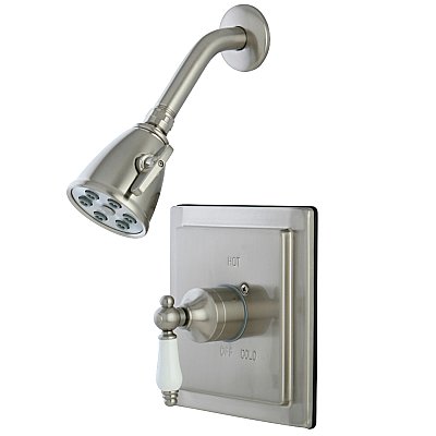 Kingston Brass VB8658PLSO Victorian Tub & Shower Shower Faucet - Brushed Nickel
