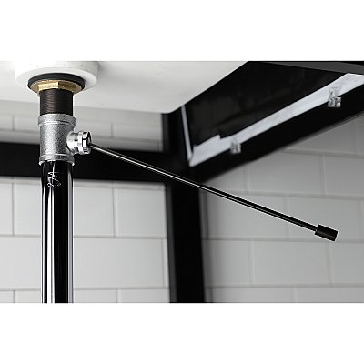 Fauceture KS8100MB Pop-Up Bathroom Sink Drain without Overflow, Matte Black