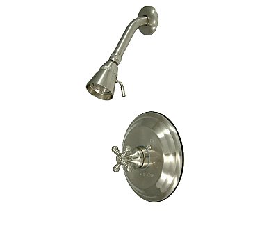Kingston Brass KB2638BXSO Metropolitan Pressure Balanced Shower Faucet - Brushed Nickel
