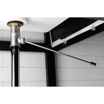 Fauceture KS8106 Pop-Up Bathroom Sink Drain without Overflow, Polished Nickel