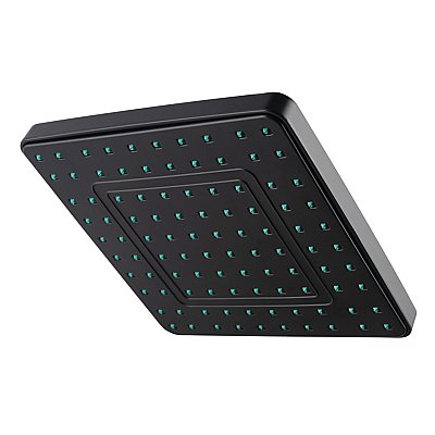 Kingston Brass KY4640 Claremont Full Spray Square Rain Shower Head - Matte Black