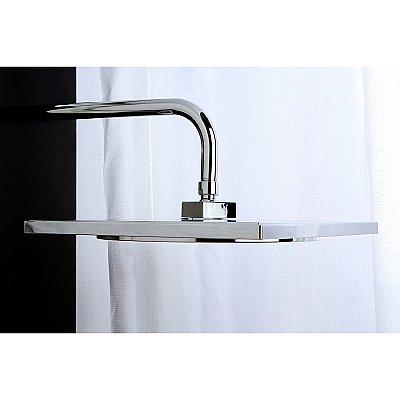Kingston Brass KX8221 Claremont 12" Square Shower Head - Polished Chrome