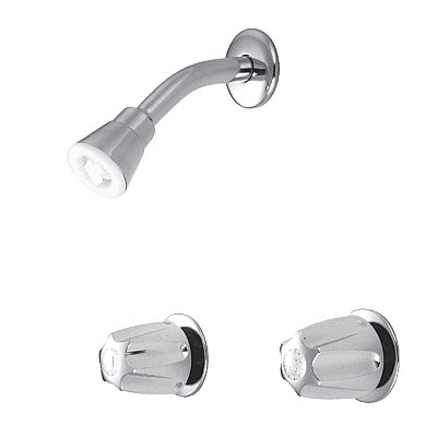 Kingston Brass KF114 Generic Twin Handle 8" Center Tub & Shower Valve Without Spout - Polished Chrome