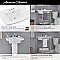 American Standard Edgemere® Fire Clay Sink Basin Top - 4" Centerset