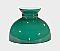 10" Opal Glass Green Cased Student Shade