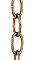 Antique Brass Finish 5 Gauge Straight Sided Oval Chain