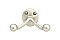 Solid Brass Double Hook - Multiple Finishes Available