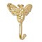 Cast Iron Gold Finish Bee Single Hook