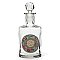 Oval "Savon Rose" Clear Glass Perfume Bottle