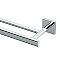 Elevate Solid Brass 24" Double Towel Bar - Chrome