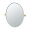 Elevate Oval Mirror - Brushed Brass