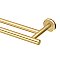 Latitude 2 Double Towel Bar - Brushed Brass