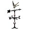 30" Full Bodied Goose Weathervane - Verdigris - Includes Roof Mounting Bracket
