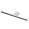 Bleu Double Toilet Paper or Tissue Holder - Satin Nickel