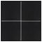 Klavier Matte Black 17-7/8" x 17-7/8" Porcelain Floor & Wall Tile - 5 Tiles Per Case - 11.25 Sq. Ft.