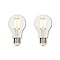 2-pack of 6.5 Watt (60 Watt Equivalent) A19 Dimmable Filament LED Light Bulb